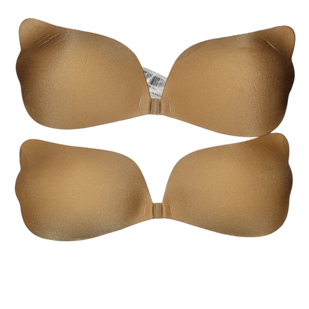 NWT Amazon (Janmany) Seamless Strapless Adhesive Bra - Nude